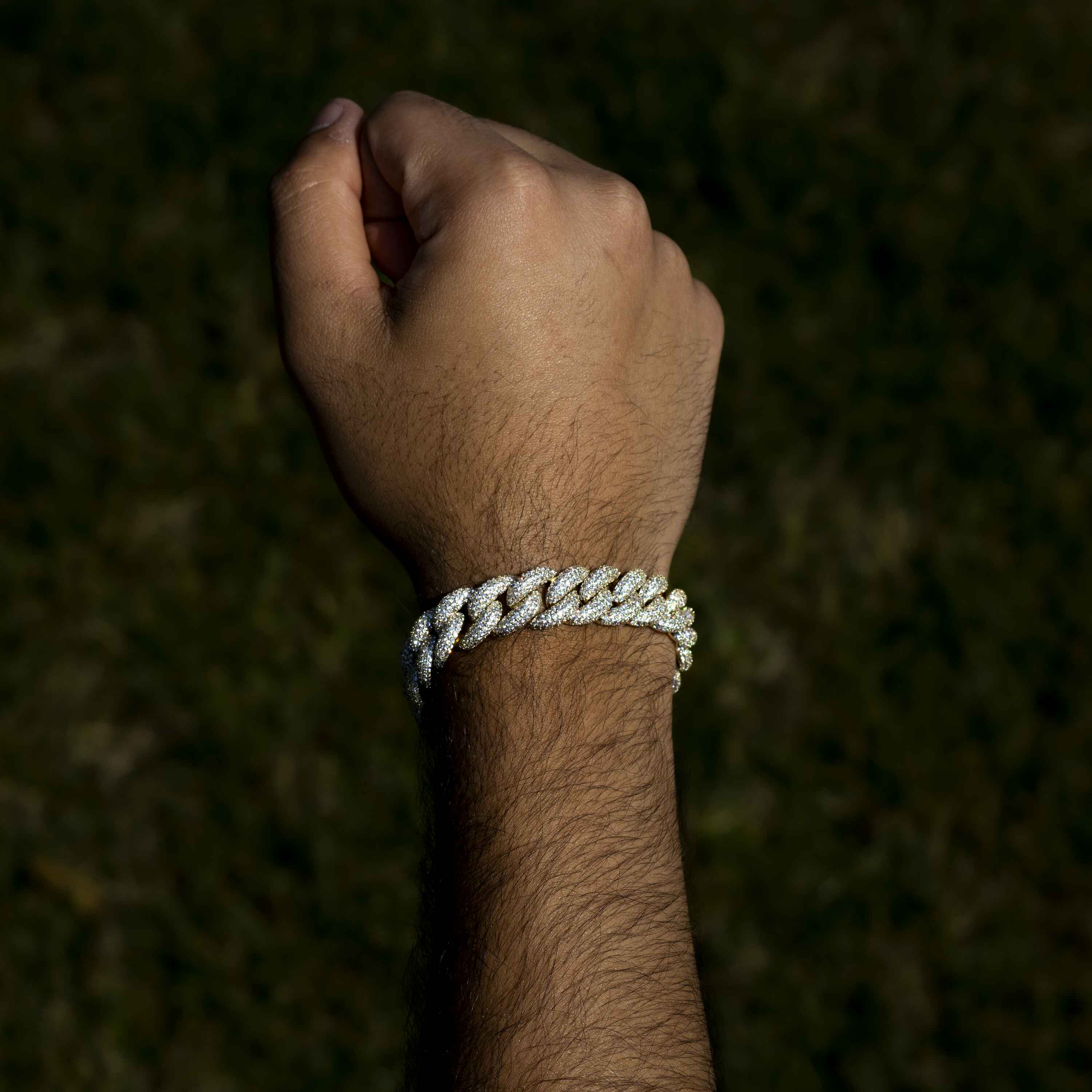 Gold Rounded Cuban Link Bracelet